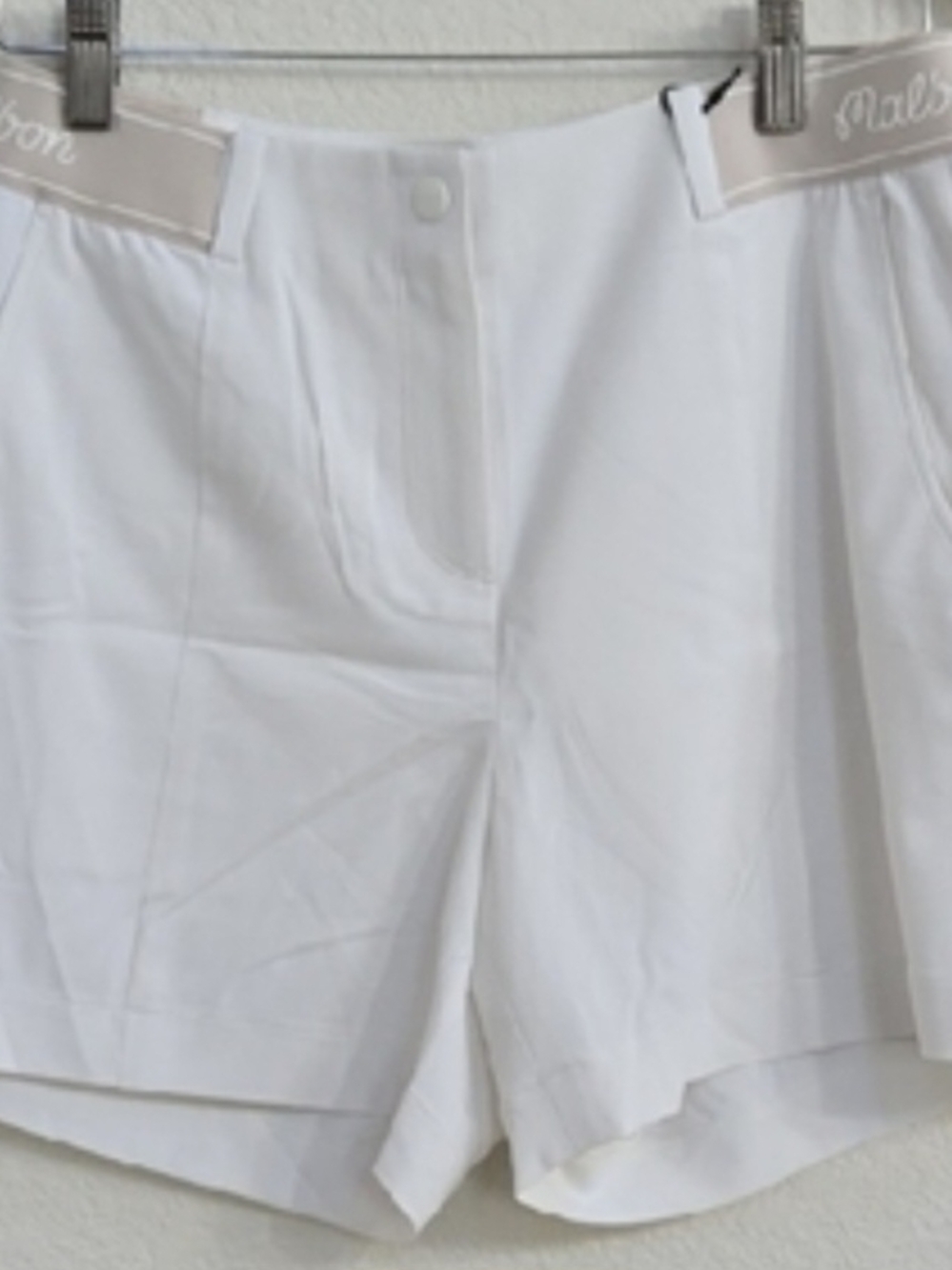 White High-Waist Women's Shorts by Malbon